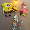 Imán Rotatorio de Nevera de Dibujos Animados de Bob Esponja Decoración Magnética Creativa Lindo Periférico de Anime Artículo de Decoración del Hogar de Alto Valor