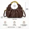 E-commerce Transfronteiriço Design de Nicho Bolsa de Mão Plissada Nuvem 2026 Nova Leve Luxo Moda Versátil Bolsa de Ombro Bolsa Transversal