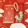 Oro Puro 2026, Hazte Rico Inmediatamente, Colgante Llavero, Decoración de Caja de Regalo, Colgante de Bolso, Regalo de Suerte para Nochevieja