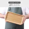 Bandeja de Madera de Bambú Plato Rectangular Estilo Japonés Comercial Plato para Barbacoa Plato de Cena para Restaurante Plato de Bambú Plato de Madera Plato para Taza de Té Personalizado