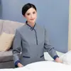 Ropa de Trabajo de Hotel Manga Larga Mujer Propiedad Talla Grande Ropa de Limpieza de Tía Ropa de Trabajo para Limpieza de Habitaciones de Hotel Ropa de Otoño e Invierno