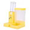 Comedero Automático para Hámster Dispensador de Agua Antifugas Comedero para Loro Integrado Antivuelco Multifuncional Tazón de Comida para Hámster
