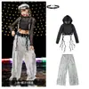 Ropa de Hip-Hop para Niñas de Danza Jazz, Atuendos Geniales y Elegantes para Pasarela de Niñas de Street Dance, Disfraces de Escenario para Actuación de Grupo de Chicas de Jazz