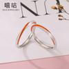 Xi Gu J0158 S925 Anillo Mobius de plata para pareja, anillo de diseño con apertura ajustable