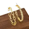 AliExpress novas joias femininas banhadas a ouro cobre pulseira em formato de coração geométrica ins popular joia fornecimento transfronteiriço