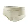 Calcinha feminina de algodão puro A-class de alta qualidade, respirável, grau 10A, antibacteriana, com reforço estendido, alta elasticidade, sem costura, cintura média, modelo triângulo