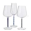 Juego de Vasos de Chupito Rosca de Vidrio de Borosilicato Soplado a Mano Copas de Vino Copas de Champán Copas de Cóctel Personalizable Al Por Mayor