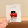 Pinza Decorativa Pequeña de Garra Estilo Coreano Pinza Lateral Suave Pinzas para Fijar Mechones Rebeldes Accesorios Simples para el Cabello