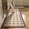 Lujo Ligero, Alfombras Largas Antideslizantes y Resistentes a las Manchas, Alfombras para Puerta de Entrada Absorbentes de Agua y Aceite, Fáciles de Cuidar, Alfombras de Piso de Cocina de Tierra de Diatomeas