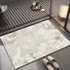 Alfombrilla Antideslizante Absorbente para Baño Transfronteriza para Entrada de Inodoro, Alfombra de Tierra de Diatomeas de Secado Rápido