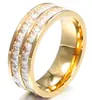 Diseño de nicho anillo de acero de titanio de alta calidad para mujer temperamento de lujo ligero estrella de diamante moda anillo de moda para hombre moda para mujer