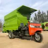 Alimentador de Pasto Diesel 25 HP para Milhares de Gado Caminhão Lançador de Grama Elétrico Caixa de Material Grande Personalizada Caminhão Espalhador Diesel