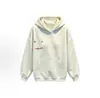 Moletom com capuz bordado com letras estilo coreano para mulheres, solto e versátil, em cinza mescla, casual, fino, forrado com fleece e em estilo relaxado