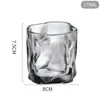 Vaso de Vidrio Retorcido Cruzado Vaso de Agua Estilo Nuevo Vaso de Agua Irregular KTV Bar Whisky Vino Extranjero Vaso de Cerveza