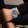 Recompensa En Stock Reloj para Hombre al por Mayor Multifuncional Tres Esferas Calendario para Hombre Luminoso Cronógrafo Transfronterizo Transmisión en Vivo Reloj Impermeable