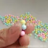 Bolsa Pequeña de Partículas de Espuma Bolas de Espuma Color Macarrón Relleno para Slime DIY Material de Relleno Caja de Regalo Tratamiento Perlado