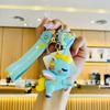 Llavero Colgante de Unicornio Genuino Muñeco Colorido Pareja Colgante para Bolso Llavero para Llaves de Coche Exquisito Pequeño Regalo Joyería