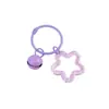Accesorios Acrílicos Dulces Estilo Coreano, Llavero Decorativo, Colgante de Muñeca DIY, Anillo para Libro de Juguete, Estrella de Cinco Puntas