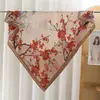 Nuevo pañuelo cuadrado de paisley vintage de gran venta, 90 cm, bufanda de seda sintética, pañuelo fino de bloques de color, pañuelo versátil, chal decorativo