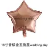 Globos de Estrella de Cinco Puntas de 18 pulgadas, Globos de Corazón de Papel de Aluminio, Globos al por Mayor de Fábrica Original con Diseños Impresos para Decoración de Ambiente