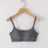 Dropshipping Nueva Camisola de Algodón para Primavera y Verano con Copas, Ropa Interior, Top Tubo, Camiseta Básica para Chica Joven