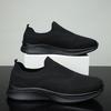 Sapatos Masculinos de Verão Tecidos Voadores Sapatos de Corrida Primavera e Verão Cano Baixo Pé Tecido de Malha Leve Respirável Casual Passo Sapatos de Malha