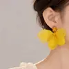 Pendientes Súper de Hada con Borlas Florales, Pendientes Frescos y Elegantes Estilo Bosque, Pendientes de Nicho de Gama Alta al por Mayor para Mujeres