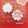 Flor Simulada Brilhante de Cinco Pétalas Série de Flores Coloridas Acessórios de Resina DIY Cola de Creme Capa de Celular Joias Ímã de Geladeira