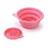 Bacia de Gelo Dobrável de Silicone Bacia Facial Bandeja de Gelo Portátil Terapia de Gelo Bacia para Dormitório Facial Lavatório Lavável ao Ar Livre Bacia para Lavar o Rosto com Banho de Gelo