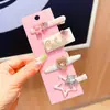 Celebrante de Internet Nuevo Estilo Horquilla Perla Pedrería Pico de Pato Horquilla Flequillo Lateral Cabello Fragmentado Clip Lateral Clip de Dibujos Animados Tocado para Mujer