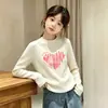 Camiseta Interior Térmica de Felpa Cepillada con Cuello Redondo para Niñas Otoño Invierno Ropa Interior Infantil Top Cálido para Niños Mayores Camiseta con Estampado de Dibujos Animados