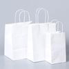 Bolsa de embalaje para té con leche, portavasos de café personalizado, bolsa para una taza, taza doble, bolsa para cuatro tazas, bolsa de papel kraft plegable para llevar, logotipo