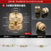 Lavadora de juntas de cobre grifo tee conexión rápida cuatro seis dispositivo de tubería de agua conversión manguera flexible alta presión accesorios para lavado de autos no