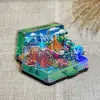 Imán de Refrigerador de Madera de Yunnan Souvenir de Viaje Atracciones de la Ciudad Punto de Referencia Cultural y Creativo Atracción Magnética