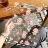 Falda Hawaiana Melody Tablero Acrílico A4 Clip Almacenamiento de Documentos de Oficina A6 Tablero de Escritura para Estudiantes Papelería Portapapeles para Exámenes