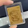 Adesivos de Celular Dourados Ouro Puro 2mg 999 Adesivos Dourados para Celular Princesa Por Favor Fique Rica e Saudável Adesivos Dourados Criativos Atacado