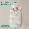 Manta Envolvente de Verano para Recién Nacidos, Envoltura Doble Capa Suave y Transpirable para Bebés, Manta para Recién Nacidos con Capucha para Sala de Partos