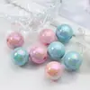 Versátiles Cuentas Sueltas de Colores Cuentas Redondas Macarrón Cuentas Acrílicas Coloridas de Alto Brillo Accesorios para Pulseras de Cuentas Hechas a Mano DIY
