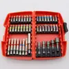 Destornillador eléctrico material S2 cabeza de broca corta juego de 32/45/83 piezas cruzada arroz flor de ciruelo hexágono dado