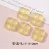 Acessórios de Contas de Amor Lua Citrina Piezoelétrica Raposa de Nove Caudas Contas Feitas à Mão Material DIY Pulseira Caseira Joias