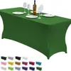 Cubierta Elástica para Mesa Transfronteriza al por Mayor Funda Rectangular Elástica para Mesa de Fiesta al Aire Libre Boda Funda para Mesa de Banquete de Boda