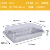 Y*H Caja de Papel de Aluminio Barbacoa Bandeja Rectangular de Papel de Aluminio Pescado a la Parrilla Desechable Para Llevar Lonchera Horneado Gran Capacidad Sanitario