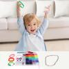 Kit para hacer pulseras de cuentas de poni de 1100 piezas con cuentas decorativas y suministros para manualidades de joyería.