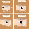 Caja de Cría Horizontal Multicapa para Loros, Caja de Incubación para Periquitos, Agapornis, Cacatúas, Nido Tibio de Invierno para Pájaros, Caja Nido Colgante Interna y Externa