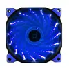Directo de fábrica 12025 15 LED lámpara de tira ventilador de refrigeración para caja de computadora aspa de hoz ventilador silencioso de 12 cm