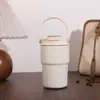 Vaso térmico de alta calidad, portátil, de gran capacidad, con separador de té, asa y cordón, perfecto para uso en exteriores.