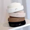 Colgante de Hoja de Sauce Estilo Chino Boina de Forma Especial Sombrero de Fieltro de Lana Australiana para Mujer Otoño e Invierno Sombrero de Pintor Retro Británico Sombrero de Aeromoza