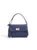 Diseño de Nicho Cerradura Bolso Cuadrado Pequeño Bolso de Mano de Cuero Genuino Bolso de Hombro de Gama Alta para Mujer Versátil para Viajes Diarios Bolso Cruzado