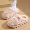 Zapatillas de algodón nuevo estilo 2026 para mujer, otoño e invierno, zapatillas de casa para interior, zapatillas de felpa cálidas y antideslizantes para parejas, estilo hombre