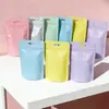 Sacos Plásticos Auto-Selantes de Macaron, Sacos Selados para Armazenamento, Sacos Transparentes Coloridos, Sacos para Embalagem de Pincéis de Maquiagem